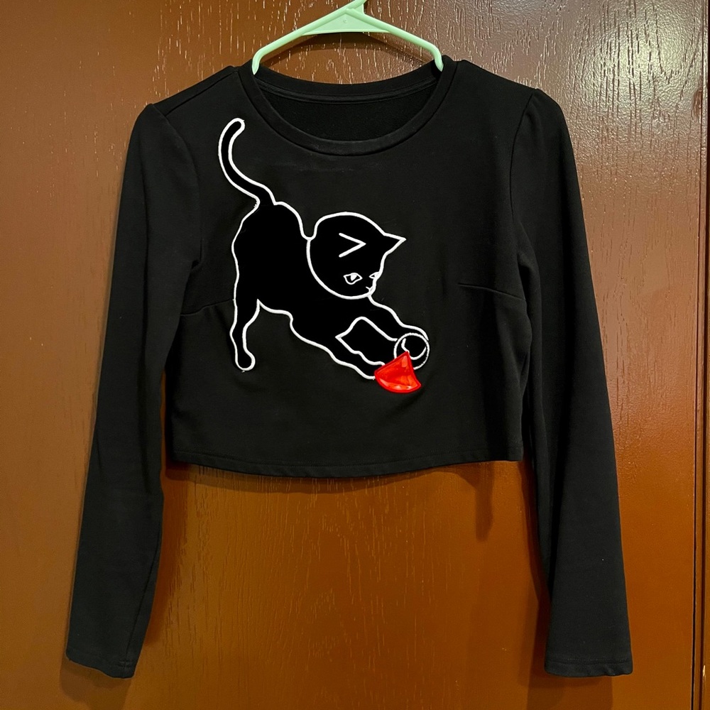 Woman girl top sweater sweet shirt skirt apparel